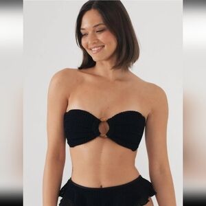Montce Black Bandeau Bikini